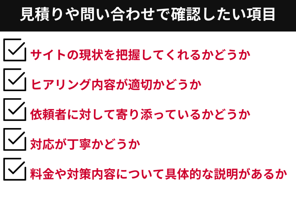 確認項目