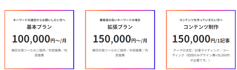 株式会社シスコムのプラン