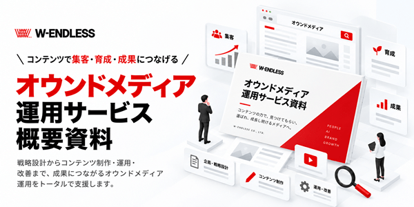 オウンドメディア運用サービス概要資料