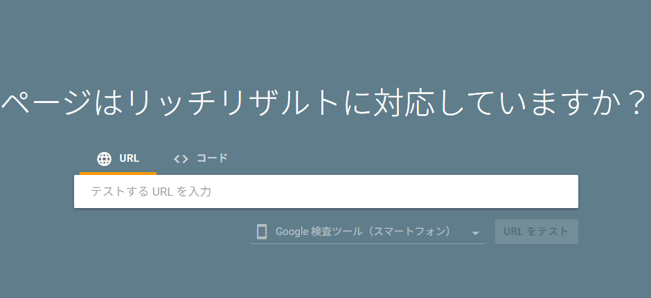 リッチリザルトテスト