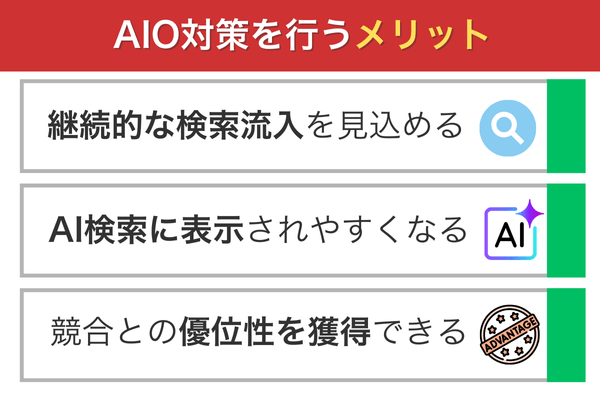 AIO対策を行うメリット
