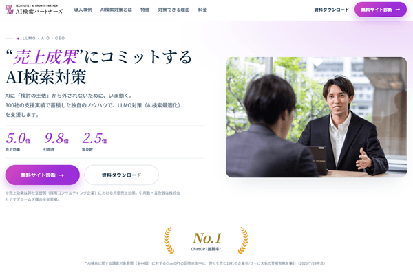 TechSuite株式会社/AI検索パートナーズホームページ