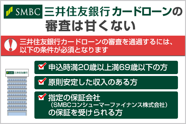 三井住友銀行カードローンの審査は甘い?厳しい?保証会社の状況と審査 三井住友銀行カードローンの審査は甘い?厳しい?保証会社の状況と審査