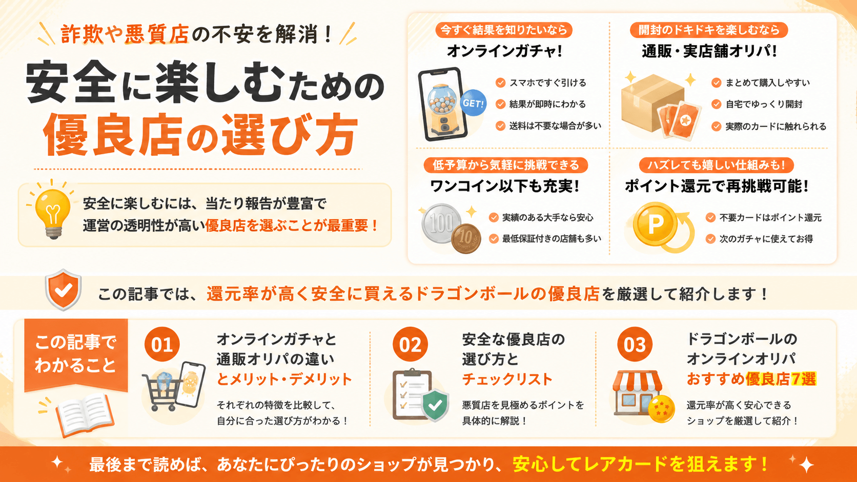 安全に楽しむための優良店の選び方についての画像